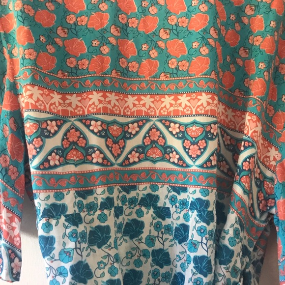 HOUSE OF SKYE HOTEL CALYPSO PARADISE WRAP DRESS NWT MEDIUM - Picture 8 of 10